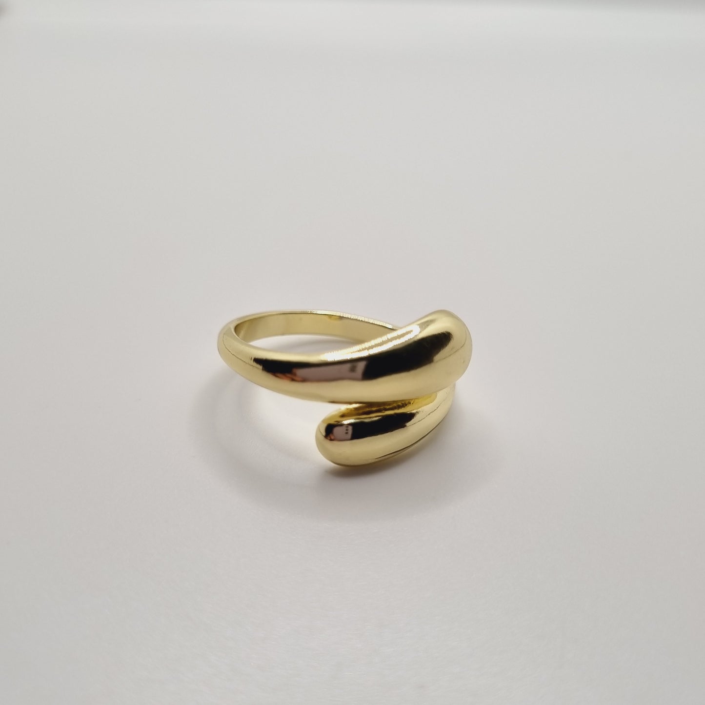 Curved Gold Band Ring