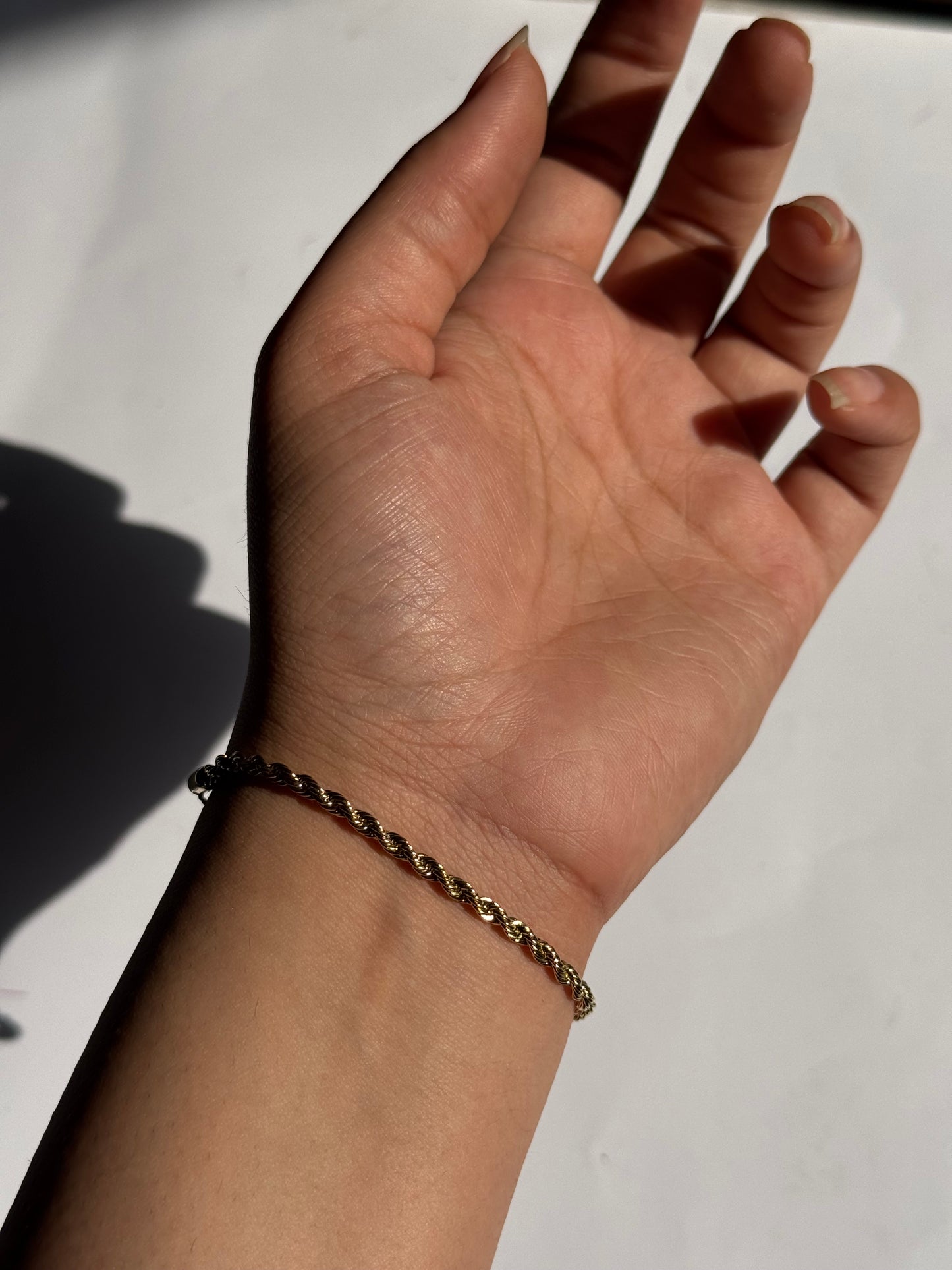 Gold Helix Bracelet