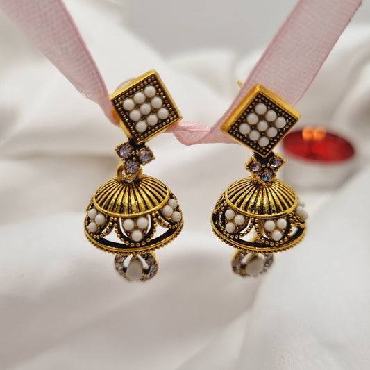 Pearl Majesty Jhumka