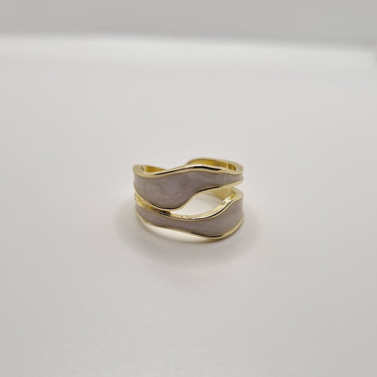 Gold & Silver Wave Band