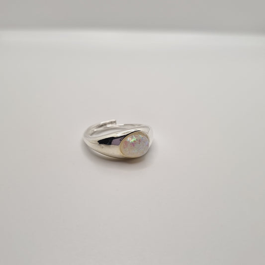 Silver Stone Ring