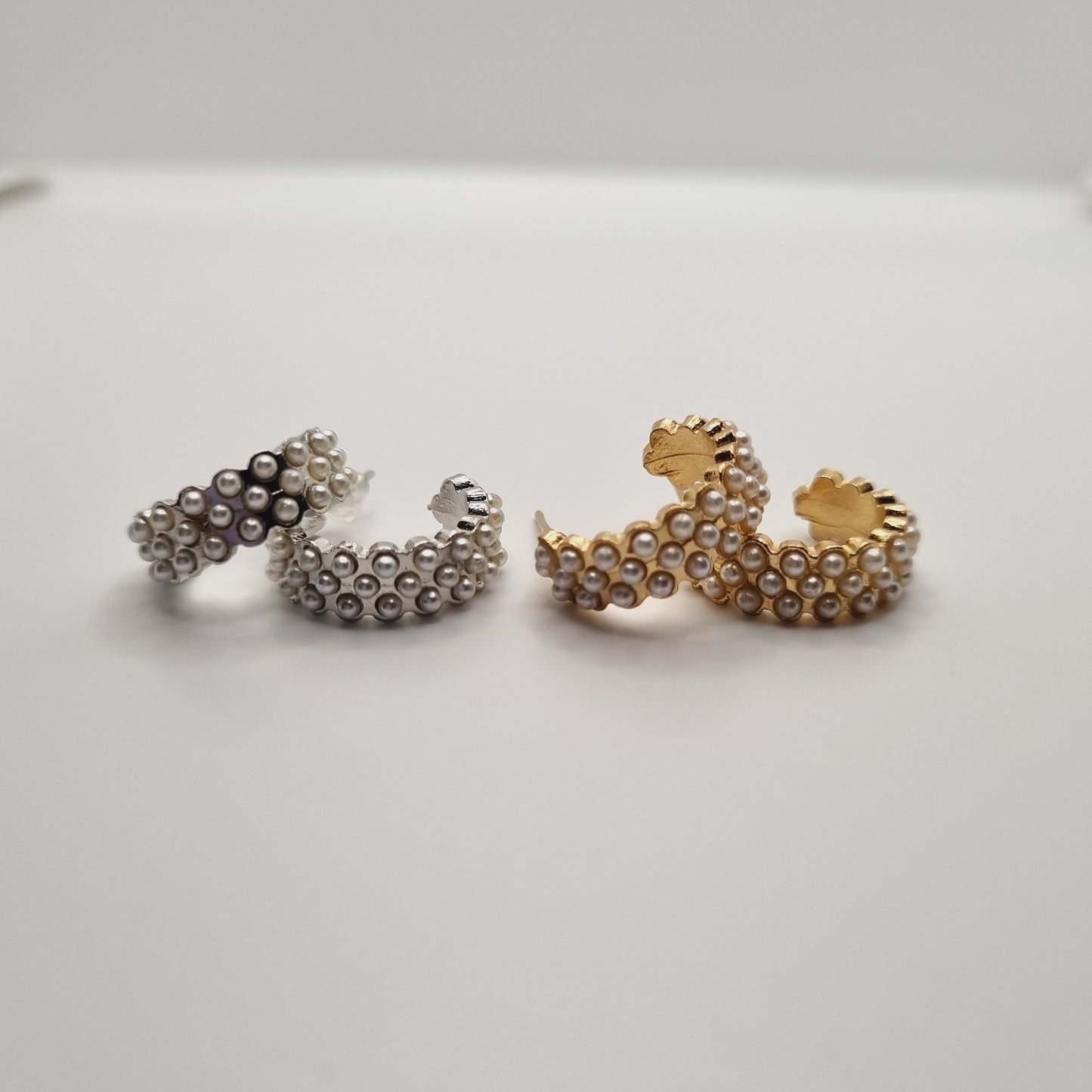 Beaded Hoops