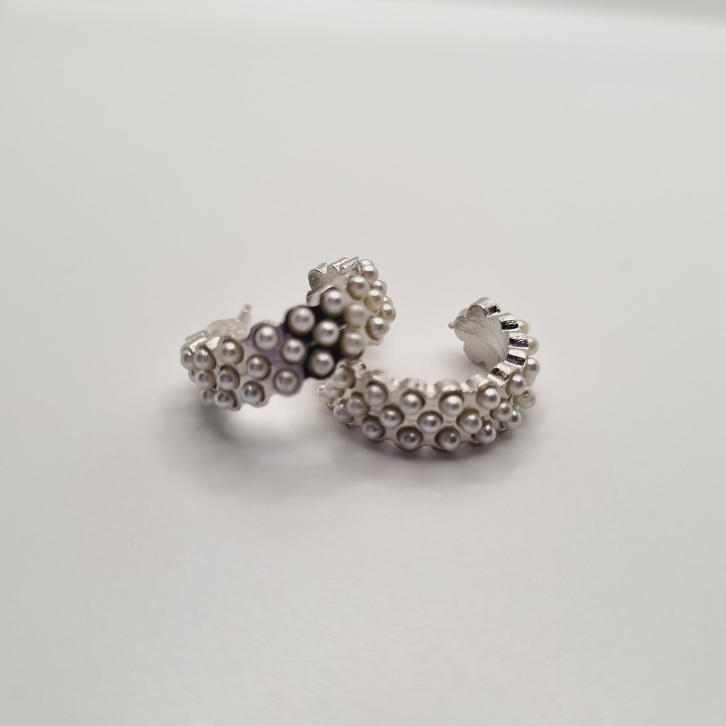 Beaded Hoops