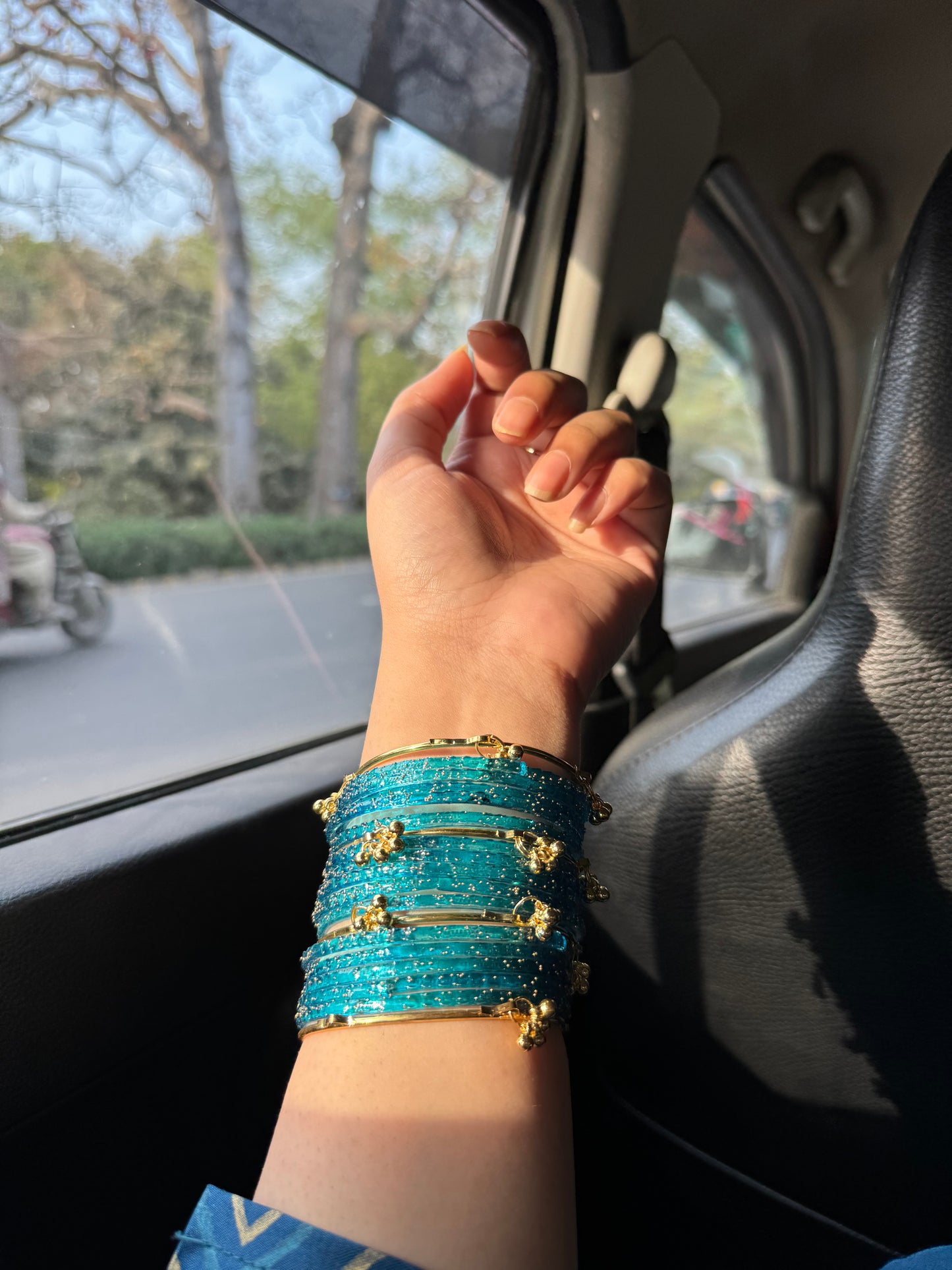 Kashmiri Raindrop Bangles [Choose Color] 12 pcs