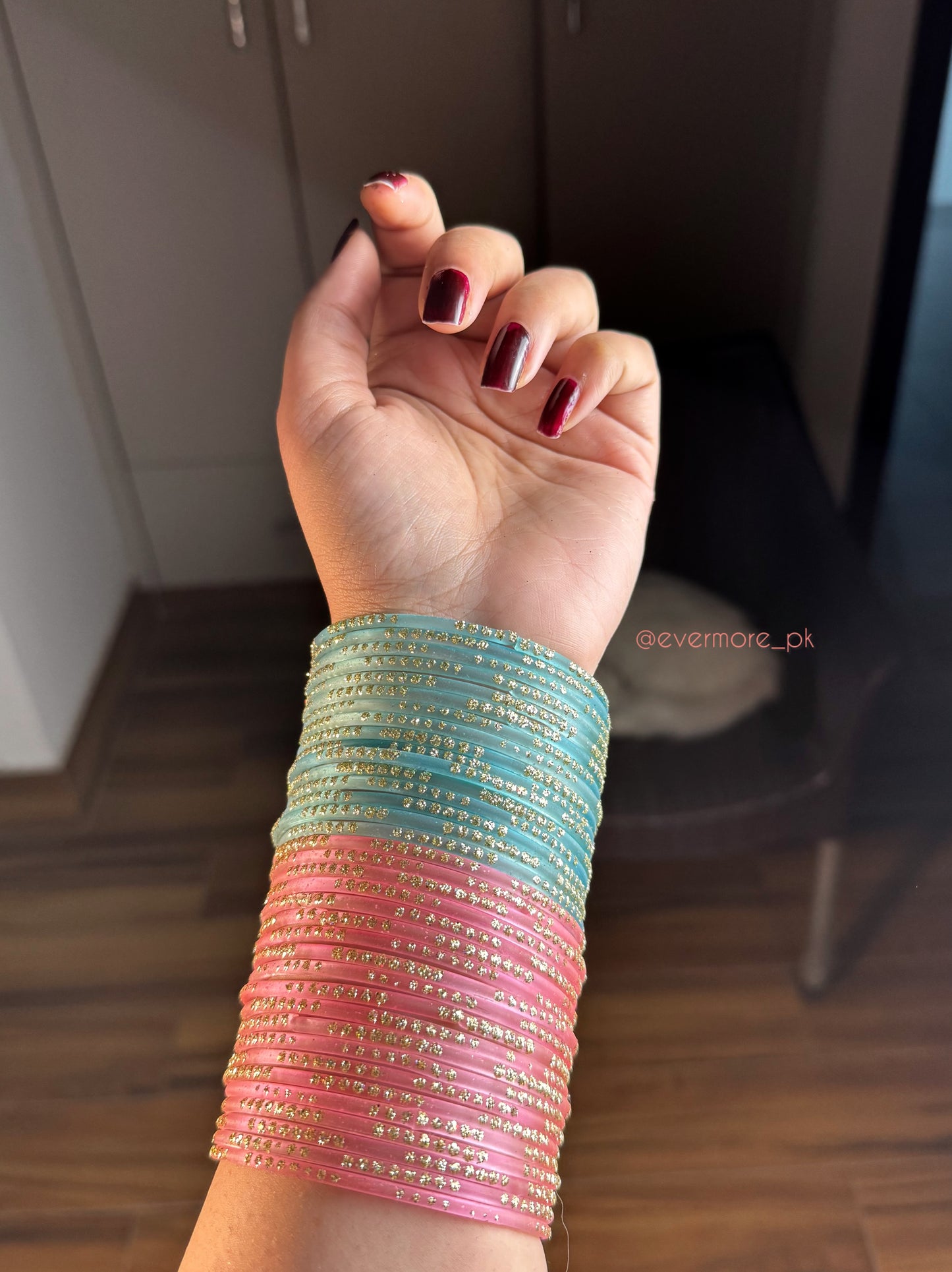 Stardust Glass Bangles [Choose Colors] 12 pcs