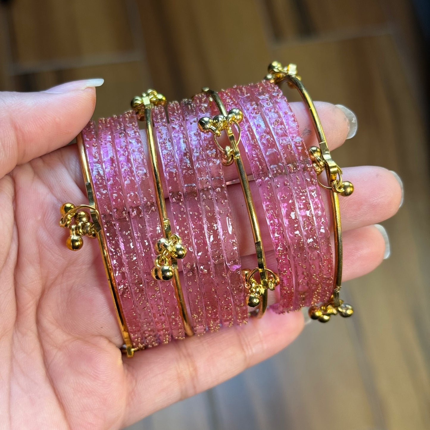 Kashmiri Raindrop Bangles [Choose Color] 12 pcs