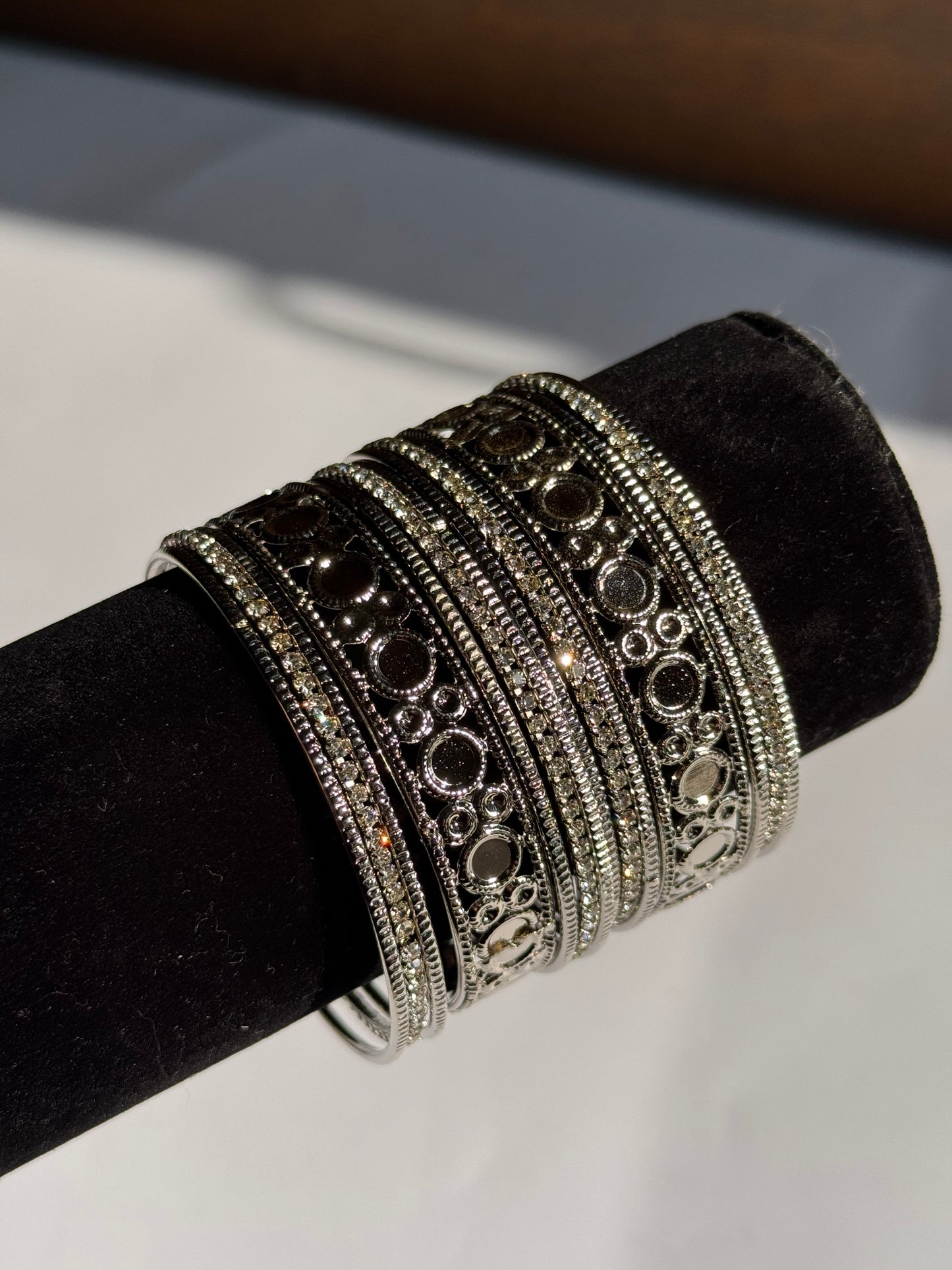 Midnight Mirror Bangles